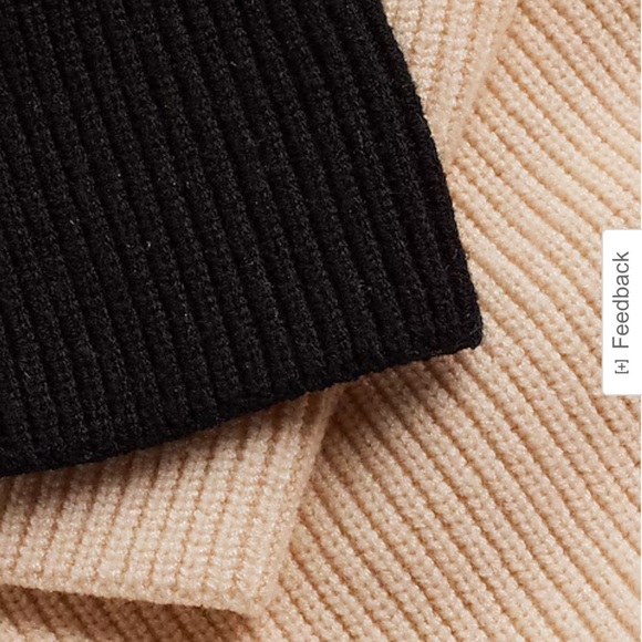 Express Black and Cream Midi Dress EUC - Picture 6 of 12